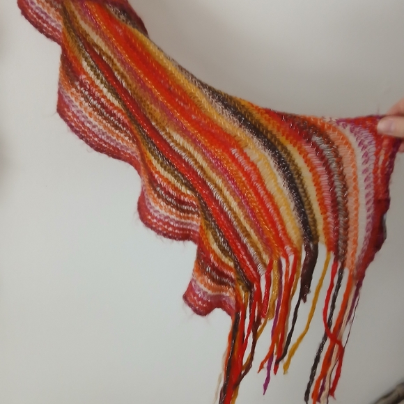 Wavy Knit Scarf - Picture 3 of 5